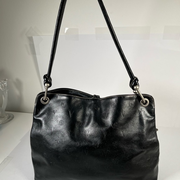 Vakko Genuine Leather Black Sholder Women Bag - Picture 7 of 15